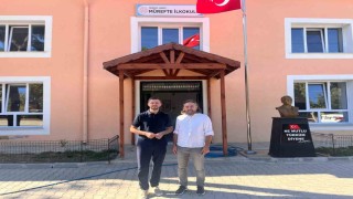 Müreftedeki iki okula yazıcı desteği