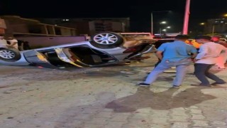 Muş-Bitlis yolunda kaza: Otomobil takla attı, 1 yaralı