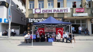 Muşta ailelerin evlat nöbeti sürüyor