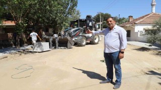 Nazilli Belediyesi Dallıcada kaldırımları yeniliyor