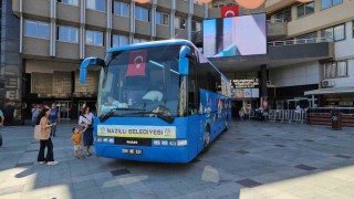 Nazilli Belediyesinin ‘Mobil Masal Bahçesi çocukların hizmetine girdi