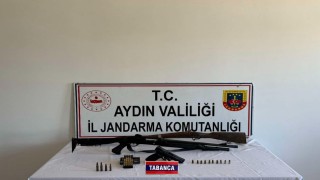 Nazillide jandarmadan silah operasyonu