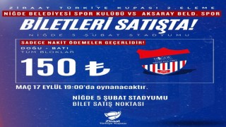 Niğdede Ziraat Türkiye Kupası heyecanı