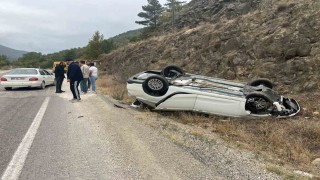 Nişanlısını görmeye giderken ölümden döndü