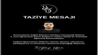 OKÜ Öğrencisinden Acı Haber