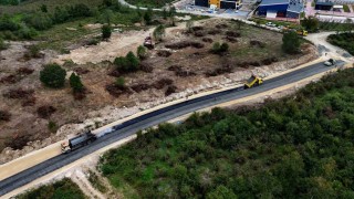 Orduda sıcak asfalt çalışmaları sürüyor