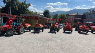 Orman köylerine, itfaiye teçhizatlı su tankerlerine kavuştu