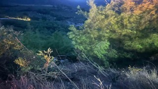 Osmaniyede otomobil uçuruma yuvarlandı: 3 yaralı