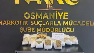 Osmaniye’de Uyuşturucu Operasyonu: 12 Kilo Skunk Ele Geçirildi