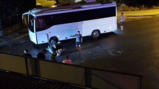 Otobüsle çarpışan elektrikli bisikletin sürücüsü yaralandı