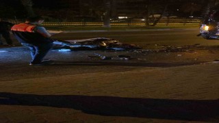 Otomobille çarpışan motosikletin sürücüsü hayatını kaybetti