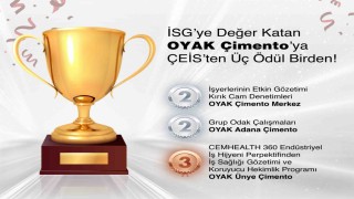 OYAK Çimentoya ÇEİSten üç ödül birden