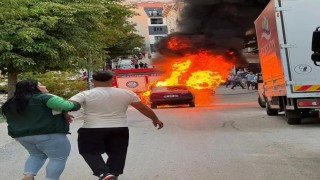 (ÖZEL) Dört yıllık birikimi ile aldığı, 1 defa kullandığı aracı 30 dakikada yandı