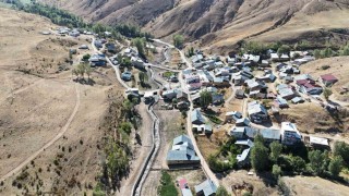 Pamuktaş köyündeki taşkın kontrol inşaatında sona gelindi