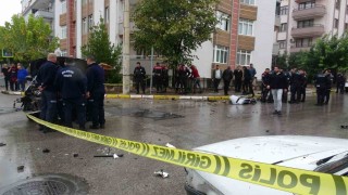 Polisten kaçtı ortalığı birbirine kattı