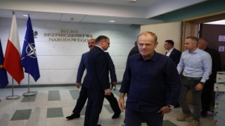 Polonya Başbakanı Tusk, NATO ülkesi topraklarında ilk kez Rusyaya ait İHAlar düşürüldü