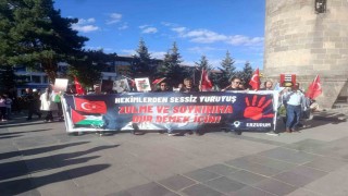 Sağlık çalışanları Gazze için yürüdü