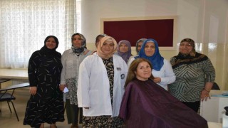 Şahinbeyli kadınlar meslek öğreniyor