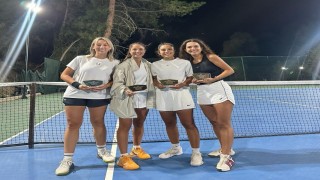 Salihlide tenisin sultanları, ‘Güz Kupasında ter döktü