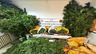 Samsunda 57 kilo 955 gram kubar esrar ele geçti