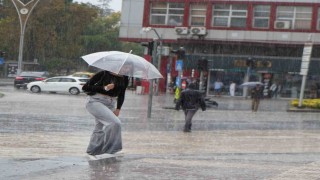 Samsunda ani sağanak