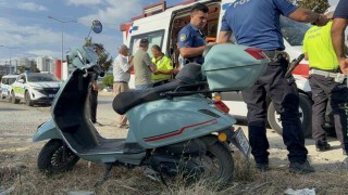 Samsunda motosiklet ile otomobil çarpıştı: 1 yaralı