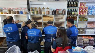 Şanlıurfada son tüketim tarihi geçmiş yüzlerce ürün imha edildi