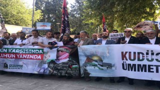 Şanlıurfada Sumud Filosu ve Filistine destek açıklaması