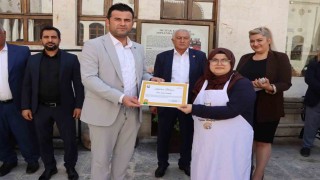 Şanlıurfada yöresel yemek eğitimi alan kursiyerlere sertifika verildi
