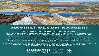 Sarıoğlan Barajı Takviye Hattı, hizmete girdi