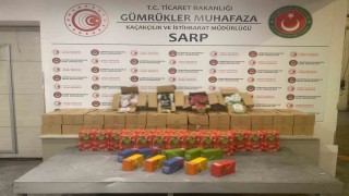 Sarp Gümrük Kapısı ve İstanbulda 601 kilo uyuşturucu ele geçirildi