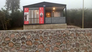 Şehit babasının ev hayali gerçek oldu