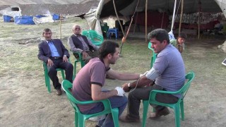 Siirtte göçer vatandaşlara yaylada sağlık hizmeti