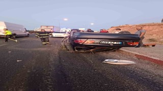 Siirtte otomobil takla attı: 1 yaralı