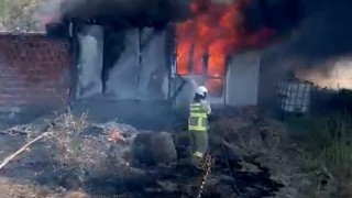 Sındırgıda güneş panelinden çıkan yangın korkuttu