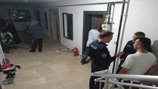 Sinopta apartman dairesinde yangın paniği