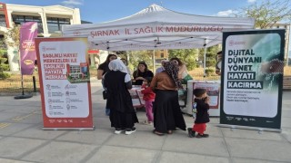 Şırnakta sağlıklı hayata merhaba etkinliği