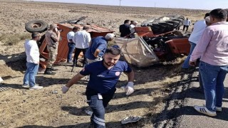 Şırnakta traktör devrildi: 1 ölü, 4 yaralı