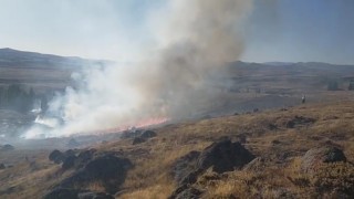 Sivasta örtü yangını