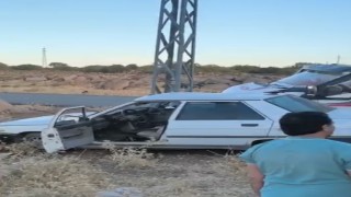 Siverekte otomobil ile kamyonet çarpıştı: 2 yaralı