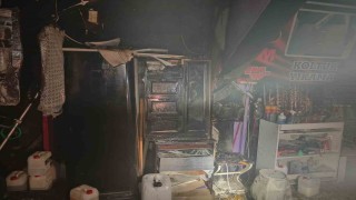 Susurlukta iş yerinde korkutan yangın