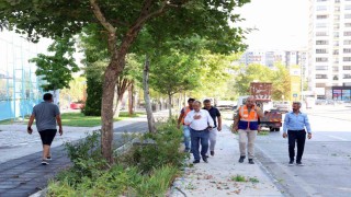 Talasta hizmet seferberliği: Bahçelievler Mahallesi pırıl pırıl oldu