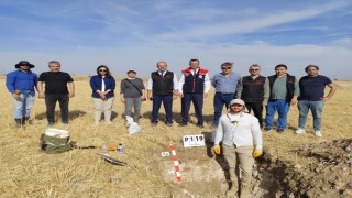 Tarımsal büyüme projesi kapsamında arazi çalışmaları yapıldı