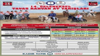 Tavas 14. Geleneksel Tavas Rahvan At Yarışları için geri sayım başladı