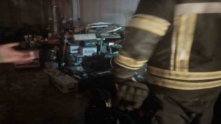 Tavşanlı Çukurköy Sanayi Sitesinde yangın