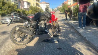 Tavşanlıda iki motosiklet çarpıştı sürücüleri yaralandı