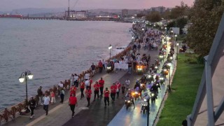 Tekirdağda Halk Sağlığı Haftası yürüyüşü yapıldı