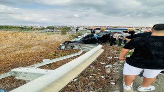 Tekirdağda sanayi köprüsünde iki araç çarpıştı: 3 yaralı