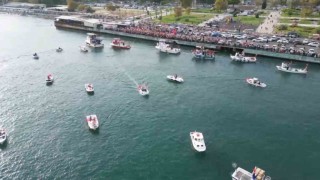 Tekirdağda Sumud filosuna destek: Balıkçı tekneleri Türk ve Filistin bayraklarıyla denize açıldı