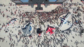 TEKNOFEST etkinlik alanı havadan görüntülendi